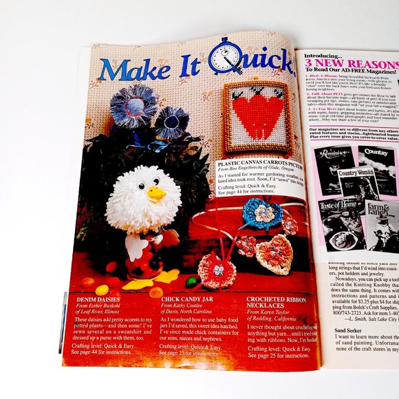 Country Handcrafts April May 1995 32 Various Craft Projects 68 Pages - Picture 6 of 8